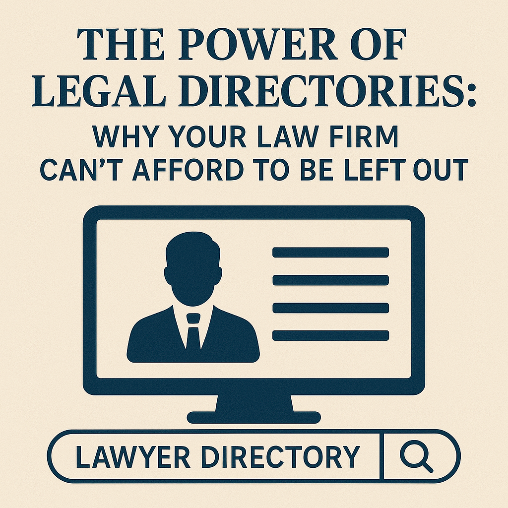 The Power of Legal Directories: Why Your Law Firm Can’t Afford to Be Left Out