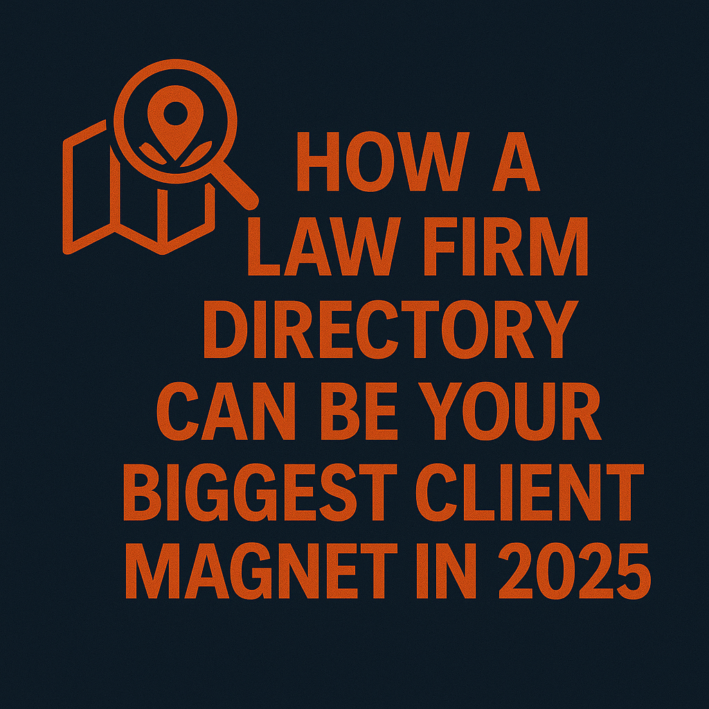 How a Law Firm Directory Can Be Your Biggest Client Magnet in 2025